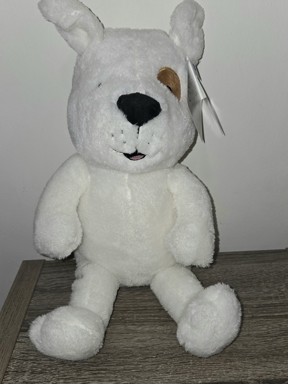 Kohl’s Cares If You Give A Dog A Donut White And Brown Plush Dog NWT SEE PICTURE